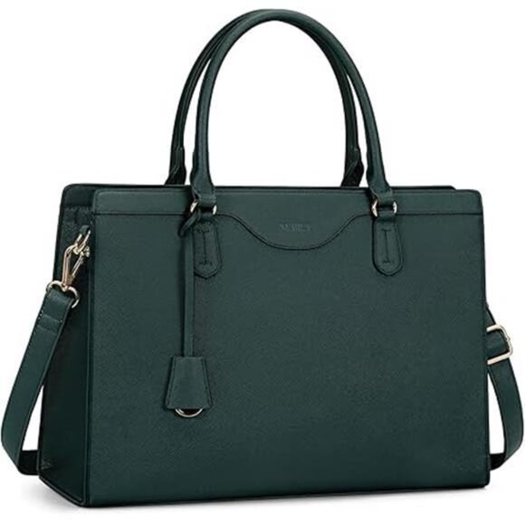 Laptop Bag for Women 15.6 Inch Waterproof Green - Picture 6 of 6